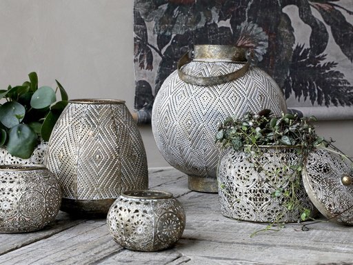 Impressionen zu Chic Antique Hurricane Vire mit Rautenmuster, Bild 2