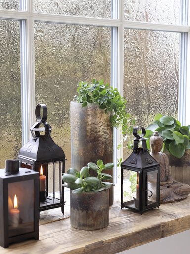 Impressionen zu Chic Antique Hurricane Windlicht Rustic, Bild 1