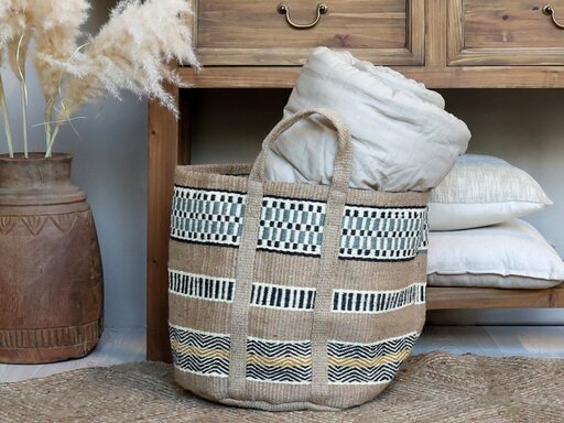Impressionen zu Chic Antique Jute Korbtasche mit Henkel, Bild 5