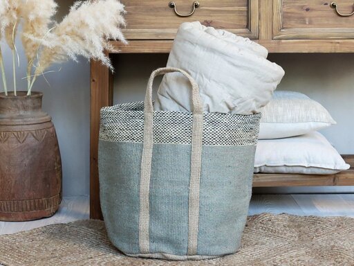 Impressionen zu Chic Antique Jute Korbtasche mit Henkel, Bild 7