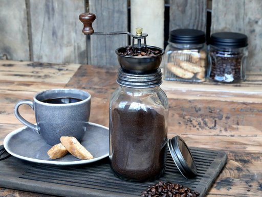 Impressionen zu Chic Antique Kaffeemühle mit extra Deckel, Bild 2