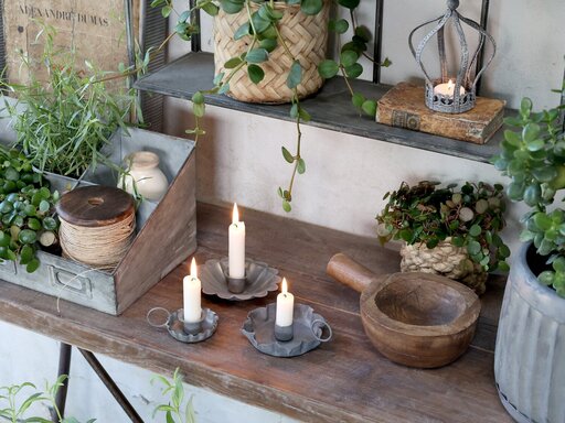 Impressionen zu Chic Antique Kammerleuchter aus Metall, Bild 2