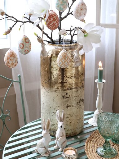 Impressionen zu Chic Antique Kaninchen mit Blumen zum Aufhängen, Bild 5