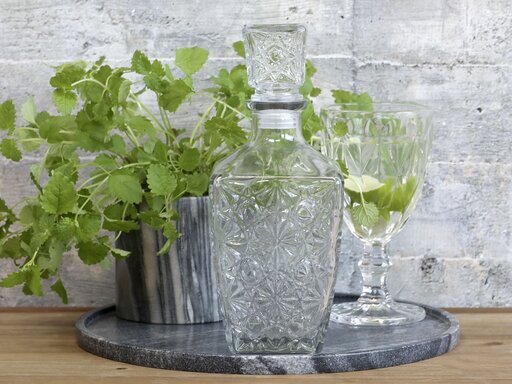 Impressionen zu Chic Antique Karaffe mit Blumenmuster, Bild 1