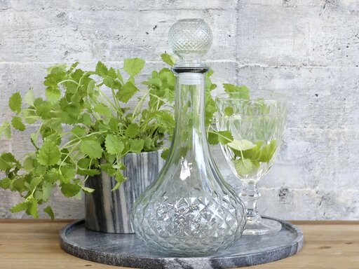 Impressionen zu Chic Antique Karaffe mit Diamantenmuster, Bild 2