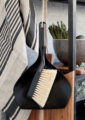 Impressionen zu Chic Antique Kehrblech mit Handfeger, Bild 1