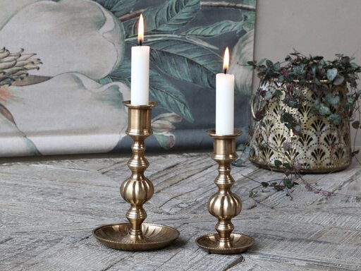 Impressionen zu Chic Antique Kerzenhalter Messing, Bild 1