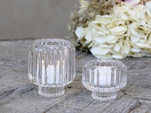 Impressionen zu Chic Antique Kerzenhalter mit Rillen, Bild 4