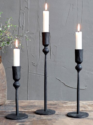 Impressionen zu Chic Antique Kerzenständer aus Eisen mit Fuß, Bild 1