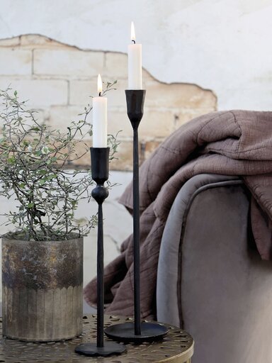Impressionen zu Chic Antique Kerzenständer aus Eisen mit Fuß, Bild 3