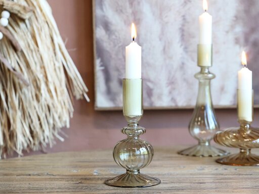 Impressionen zu Chic Antique Kerzenständer in Olivenfarbe, Bild 4