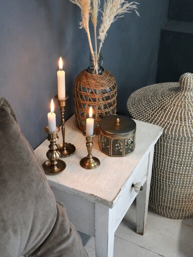 Impressionen zu Chic Antique Kerzenständer Messing, Bild 2