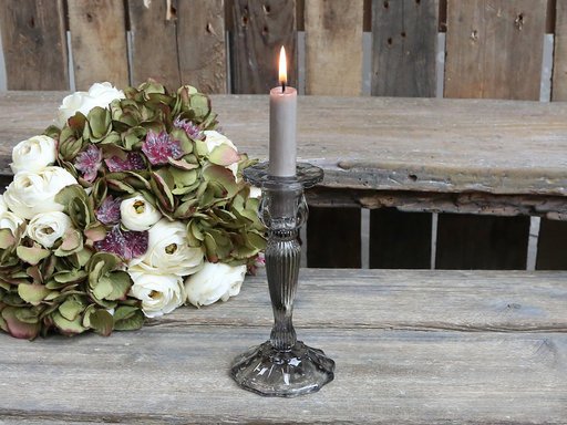 Impressionen zu Chic Antique Kerzenständer mit Rillen, Bild 1