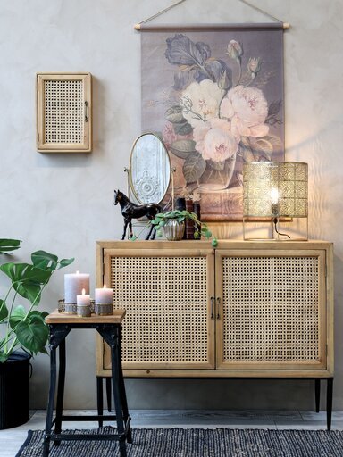 Impressionen zu Chic Antique Kerzentablett mit Dekor 4er-Set, Bild 1