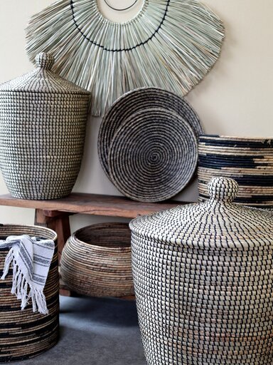 Impressionen zu Chic Antique Körbe aus Wasserhyazinthe 3er Set, Bild 2