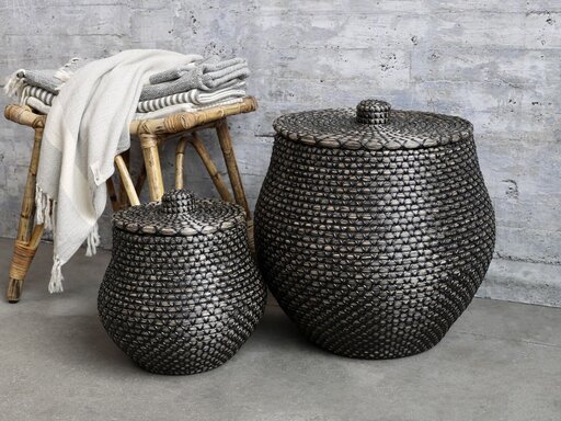 Impressionen zu Chic Antique Körbe mit Deckel 2er Set, Bild 1