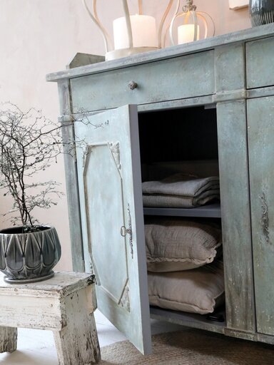 Impressionen zu Chic Antique Kommode mit je 2 Türen und Schubladen, Bild 4