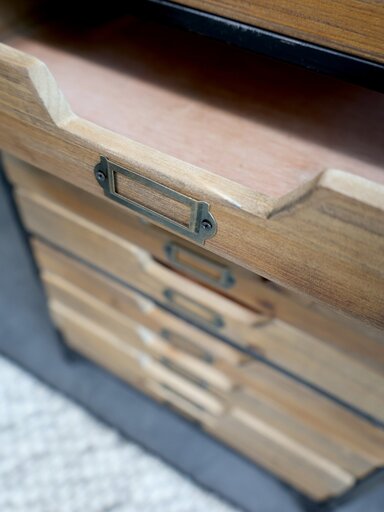 Impressionen zu Chic Antique Kommode Sortierregal mit 9 Schubladen, Bild 2