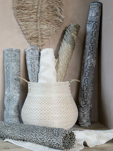Impressionen zu Chic Antique Korb geflochten mit Griffen und Deckel, Bild 2