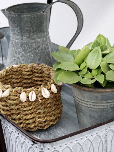 Impressionen zu Chic Antique Korb geflochten mit Muscheln, Bild 3