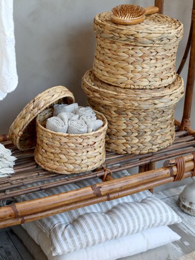 Impressionen zu Chic Antique Korb mit Deckel 3er-Set, Bild 2