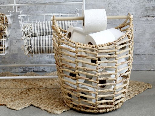 Impressionen zu Chic Antique Korb mit Toilettenpapierhalter, Bild 1