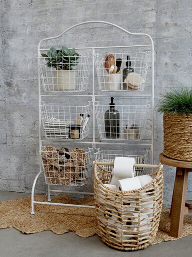 Impressionen zu Chic Antique Korb mit Toilettenpapierhalter, Bild 3