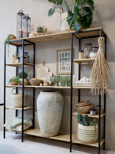Impressionen zu Chic Antique Korbset aus getrocknetem Gras, Bild 4