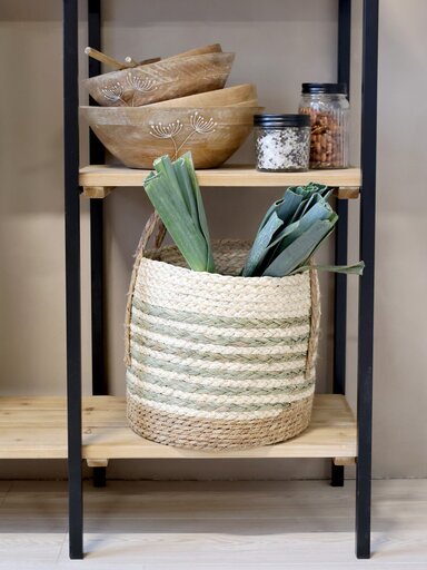 Impressionen zu Chic Antique Korbset aus getrocknetem Gras, Bild 5