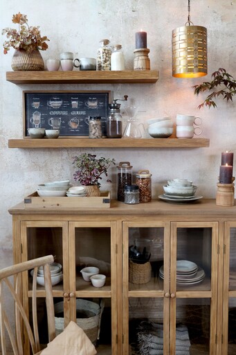 Impressionen zu Chic Antique Küchen Bild mit Kaffee Motiv und Naturrahmen, Bild 2