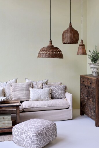 Impressionen zu Chic Antique Pendelleuchte Rattangeflecht, Bild 2