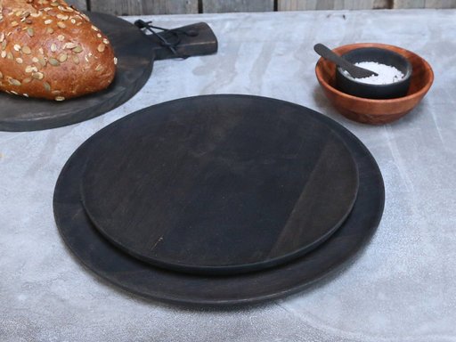 Impressionen zu Chic Antique Laon Platzteller aus Mangoholz dunkel, Bild 1
