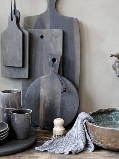 Impressionen zu Chic Antique Laon Tapasbrett mit Lederband, Bild 1