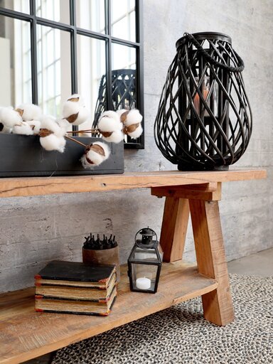 Impressionen zu Chic Antique Laterne aus Eisen und Glas, Bild 5