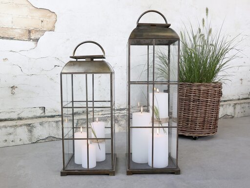 Impressionen zu Chic Antique Laterne mit Eisengitter, Bild 6