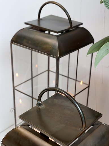 Impressionen zu Chic Antique Laterne mit Eisengitter, Bild 3