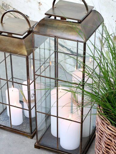 Impressionen zu Chic Antique Laterne mit Eisengitter, Bild 4