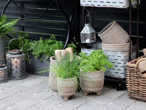 Impressionen zu Chic Antique Laterne mit Blumen Muster, Bild 7