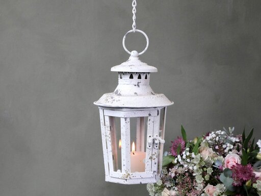Laterne mit Kette zum Aufhängen | Chic Antique