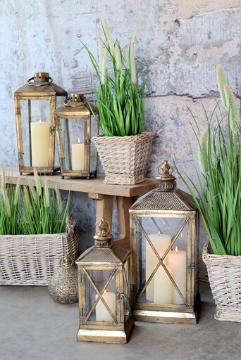 Impressionen zu Chic Antique Laternen-Set im Französischen Landhausstil, Bild 1