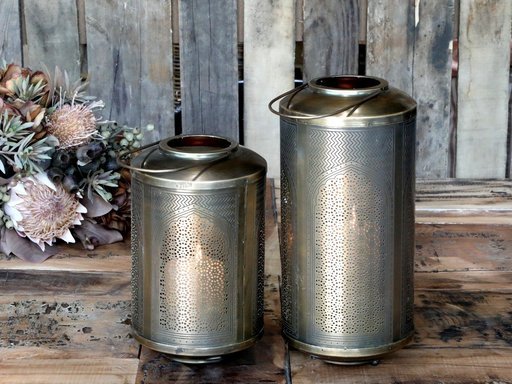 Impressionen zu Chic Antique Laterne mit orientalischem Muster, Bild 1