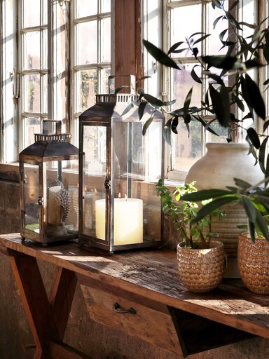 Impressionen zu Chic Antique Laternen mit Rillen 2er-Set, Bild 1