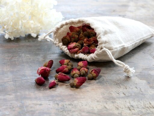 Impressionen zu Chic Antique Fleur Leinentasche mit getrocknetem Rosen Potpourri, Bild 1