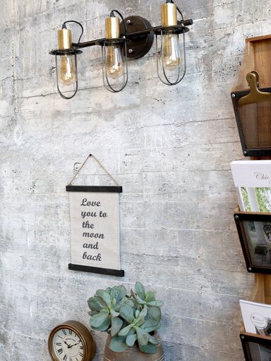 Impressionen zu Chic Antique Leinwand Love mit Text zum Aufhängen, Bild 2