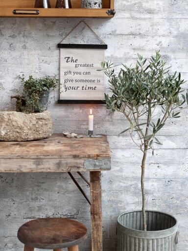 Impressionen zu Chic Antique Kleine Leinwand mit Text zum Aufhängen, Bild 2