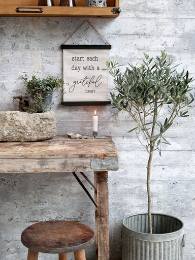 Impressionen zu Chic Antique Kleine Leinwand mit Text zum Aufhängen, Bild 3