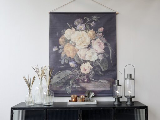 Impressionen zu Chic Antique Leinwandbild mit Blumendruck, Bild 2