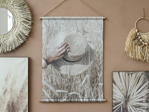 Impressionen zu Chic Antique Leinwandbild Weizenfeld, Bild 3