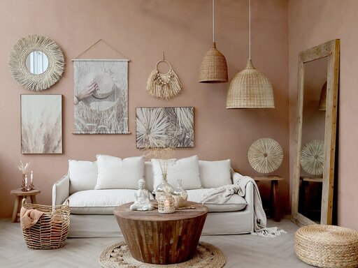 Impressionen zu Chic Antique Leinwandbild Weizenfeld, Bild 4
