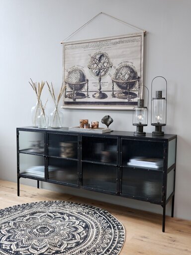 Impressionen zu Chic Antique Leinwandbild zum Aufhängen mit Globus, Bild 2